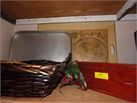 Serving Trays - Basket - Handmade Wooden Box