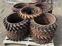 Approx (33) 17" SCHMEISER Ring Roller Rings, New