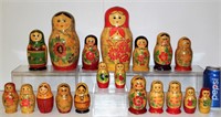 Large Collection of Nesting Dolls