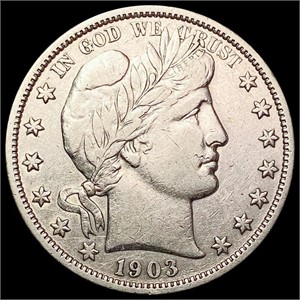 1903-S Barber Half Dollar CLOSELY UNCIRCULATED
