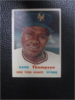 1957 TOPPS #109 HANK THOMPSON GIANTS