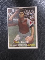 1957 TOPPS #111 HAL SMITH ST LOUIS CARDINALS