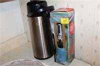 ALADDIN THERMOS AND COFFEE DISPENSER