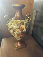 large handpainted Urn vase Raymond Waites
