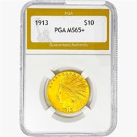 1913 $10 Gold Eagle PGA MS65+