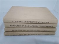 Statutes of Saskatchewan 1920-1924,  lot of 4