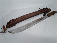 Machete w/ Sheath, Made in Dominican Republic,