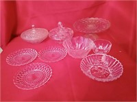 Glasses Plates, Serving Dishes, Candy Dishes
