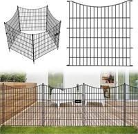 5 Panels with Lock Decorative Outdoor Garden Fence