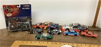Group of diecast race cars