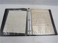 Folder of 1800s Letters + Misc.