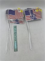 NEW Miscellaneous Lot of USA Flag Yard Stake