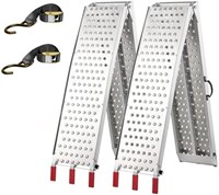 ATV Ramps with Handle, 7.5FT Pickup Truck Ramps, 2