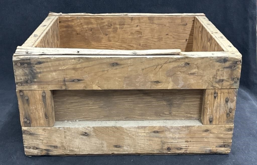 WWII Wooden Crate Box