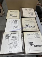 6 Bobcat service manuals, 1 price