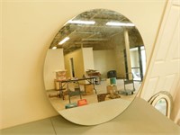 Decorative round mirror 32 in dia.