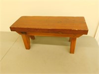 Decorative wooden bench 10X25X11
