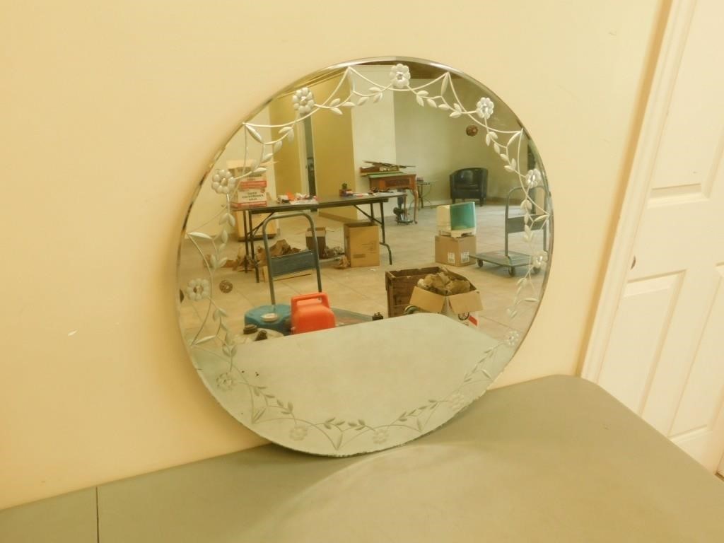 Decorative mirror 24 in dia.