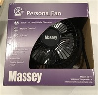 4" personal fan