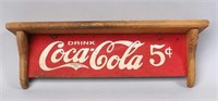 Coca-Cola Wooden Shelf