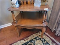 WOODEN SIDE TABLE D