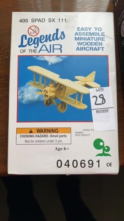 Legends of the air, easy to assemble wooden