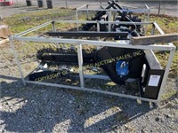 E. NEW SKID STEER TRENCHER FOR TRACTOR