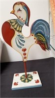 18” wooden rooster