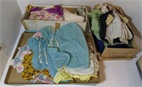 Lot of various vintage doll clothes