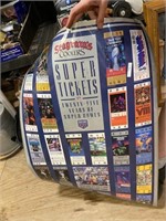 Seagrams coolers super tickets Super Bowl poster