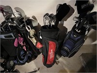 Golf Clubs and Bag