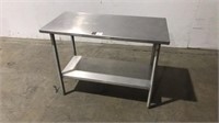 Stainless Steel Prep Table-