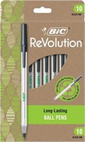 BIC® Revolution Round Stic Pens, Medium Point,