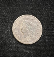 1827 Coronet Liberty Head Large Cent