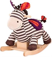 (N) B. toys by Battat Kazoo Wooden Rocking Zebra â