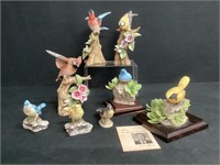 Lefton China & Moussalli Bird Figurines