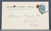 Canada 1898 One Cent Postal Stationery Card