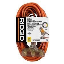 RIDGID 50 ft. 12/3 Heavy Duty Extension Cord