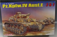 DRAGON PZ KPFWIV AUSF TANK 3 IN 1 MODEL 1/35 SCALE