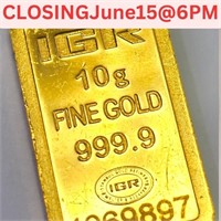 24K  10G Fine 9999 Bar