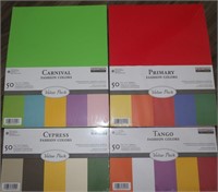 Lot of Four Packs of Cardstock