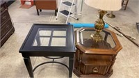 2 end tables & lamp