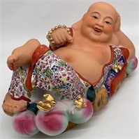 Laying Porcelain Buddha