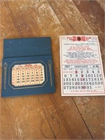 Two 1957 Calendars