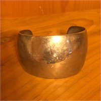 Silver Tone Cuff Bracelet