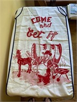 Vintage Come & Get It BBQ Apron