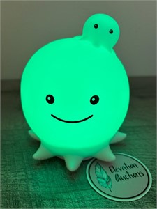 Light up silicone rechargeable octopus