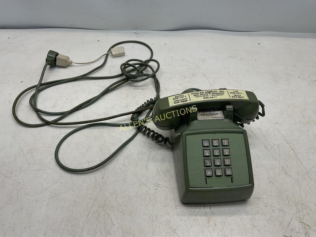 RETRO PUSH BUTTON PHONE