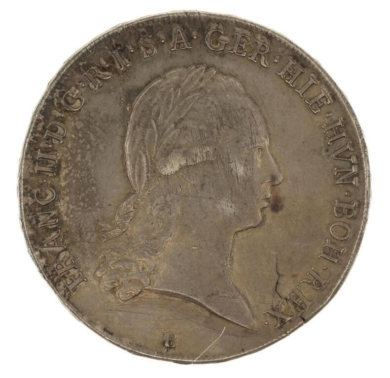 1793-B AUSTRIA NETHERLANDS KRONENTHALER SILVER COI