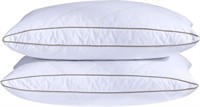 2 puredown Natural Goose Down Feather Pillows